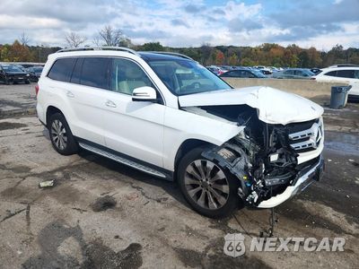 Czwarte zdjęcie samochodu z boku: 2019 MERCEDES-BENZ GLS 450 4MATIC VIN:4JGDF6EE6KB236968 - miniatura