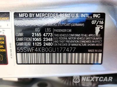 Zdjęcie 12 z 12 samochodu: 2016 MERCEDES-BENZ C 300 4MATIC VIN:55SWF4KB0GU177477 - miniatura