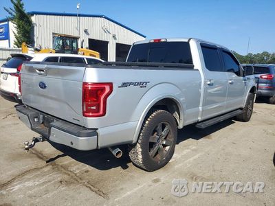 Trzecie zdjęcie samochodu z tyłu: 2016 FORD F150 SUPERCREW VIN:1FTFW1EFXGKD47393 - miniatura