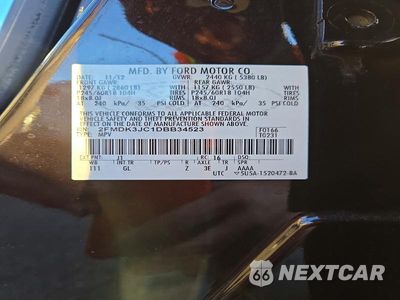 Zdjęcie 14 z 14 samochodu: 2013 FORD EDGE SEL VIN:2FMDK3JC1DBB34523 - miniatura