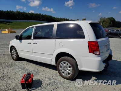 Drugie zdjęcie samochodu z przodu: 2016 DODGE GRAND CARAVAN SE VIN:2C4RDGBG9GR218078 - miniatura