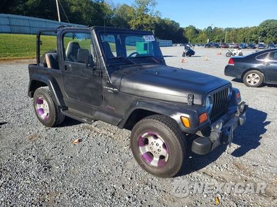 Czwarte zdjęcie samochodu z boku: 2000 JEEP WRANGLER / TJ SAHARA VIN:1J4FA59S4YP802394 - miniatura