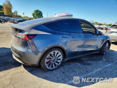 Trzecie zdjęcie samochodu z tyłu: 2022 TESLA MODEL Y VIN:7SAYGDEF2NF567678 - miniatura