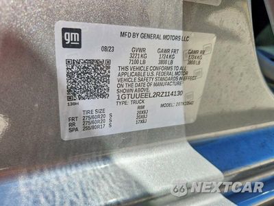 Zdjęcie 12 z 12 samochodu: 2024 GMC SIERRA K1500 AT4 VIN:1GTUUEEL2RZ114130 - miniatura