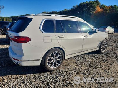 Trzecie zdjęcie samochodu z tyłu: 2020 BMW X7 XDRIVE40I VIN:5UXCW2C00L9B27223 - miniatura