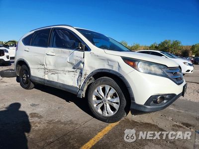 Czwarte zdjęcie samochodu z boku: 2014 HONDA CR-V EXL VIN:5J6RM4H75EL040983 - miniatura