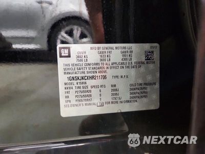 Zdjęcie 13 z 13 samochodu: 2017 CHEVROLET SUBURBAN K1500 PREMIER VIN:1GNSKJKCXHR211706 - miniatura