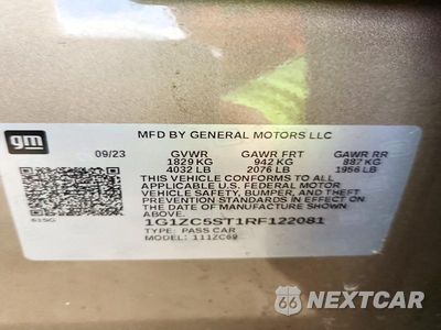 Zdjęcie 12 z 12 samochodu: 2024 CHEVROLET MALIBU LS VIN:1G1ZC5ST1RF122081 - miniatura