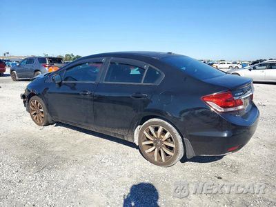 Drugie zdjęcie samochodu z przodu: 2014 HONDA CIVIC EXL VIN:19XFB2F9XEE064535 - miniatura