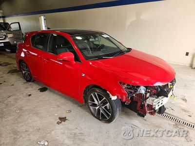 Czwarte zdjęcie samochodu z boku: 2016 LEXUS CT 200 VIN:JTHKD5BH9G2265185 - miniatura