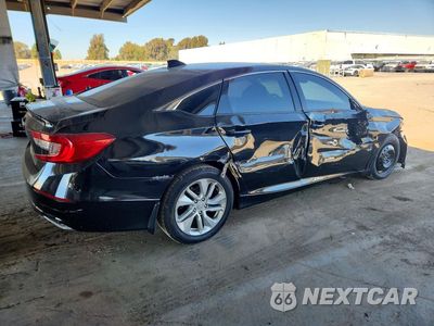 Trzecie zdjęcie samochodu z tyłu: 2018 HONDA ACCORD LX VIN:1HGCV1F15JA102007 - miniatura
