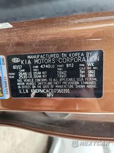 Zdjęcie 13 z 13 samochodu: 2018 KIA SPORTAGE LX VIN:KNDPMCAC0J7360391 - miniatura