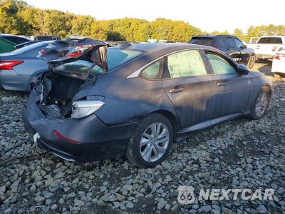 Trzecie zdjęcie samochodu z tyłu: 2019 HONDA ACCORD LX VIN:1HGCV1F17KA169919 - miniatura