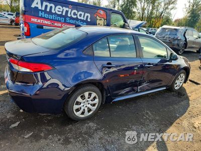 Trzecie zdjęcie samochodu z tyłu: 2020 TOYOTA COROLLA LE VIN:JTDEPRAE6LJ057902 - miniatura