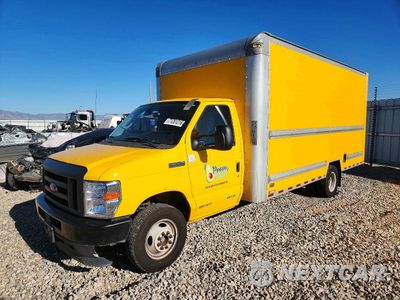 Drugie zdjęcie samochodu z przodu: 2021 FORD E350 BOX TRUCK VIN:1FDWE3FN1MDC10276 - miniatura