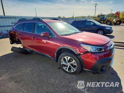 Czwarte zdjęcie samochodu z boku: 2020 SUBARU OUTBACK LIMITED VIN:4S4BTALC9L3114623 - miniatura