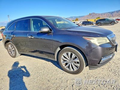 Czwarte zdjęcie samochodu z boku: 2014 ACURA MDX TECHNOLOGY VIN:5FRYD3H43EB008312 - miniatura