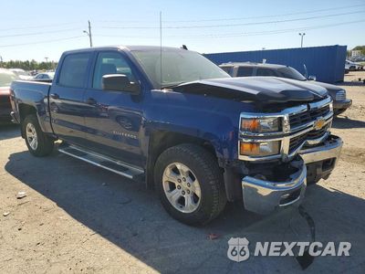 Czwarte zdjęcie samochodu z boku: 2014 CHEVROLET SILVERADO K1500 LT VIN:3GCUKREC5EG198113 - miniatura
