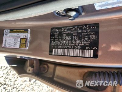 Zdjęcie 14 z 14 samochodu: 2013 HYUNDAI TUCSON GLS VIN:KM8JUCAC3DU618619 - miniatura