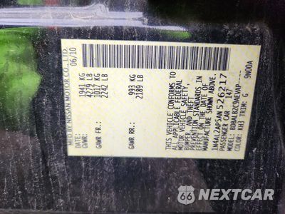 Zdjęcie 12 z 12 samochodu: 2010 NISSAN ALTIMA 2.5 VIN:1N4AL2AP5AN526217 - miniatura