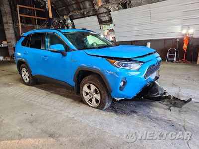 Czwarte zdjęcie samochodu z boku: 2021 TOYOTA RAV4 HYBRID XLE VIN:2T3R6RFV2MW006087 - miniatura