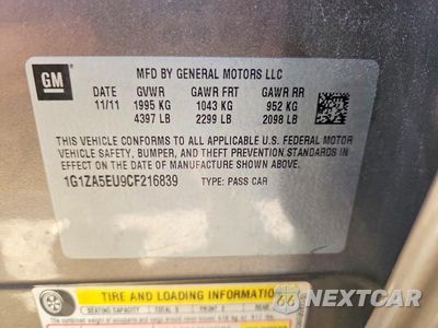 Zdjęcie 12 z 12 samochodu: 2012 CHEVROLET MALIBU LS VIN:1G1ZA5EU9CF216839 - miniatura