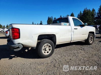 Trzecie zdjęcie samochodu z tyłu: 2014 CHEVROLET SILVERADO C1500 VIN:1GCNCPEH6EZ133000 - miniatura