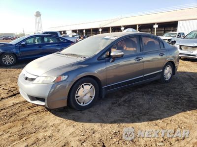 2010 HONDA CIVIC HYBRID JHMFA3F2XAS001498 - główne zdjęcie licytacji z USA - miniatura