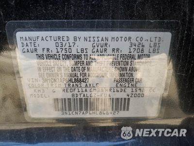 Zdjęcie 14 z 14 samochodu: 2017 NISSAN VERSA S VIN:3N1CN7AP6HL868427 - miniatura