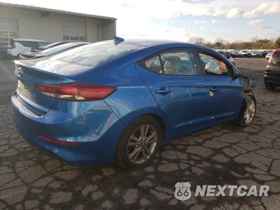 Trzecie zdjęcie samochodu z tyłu: 2018 HYUNDAI ELANTRA SEL VIN:5NPD84LF9JH280281 - miniatura