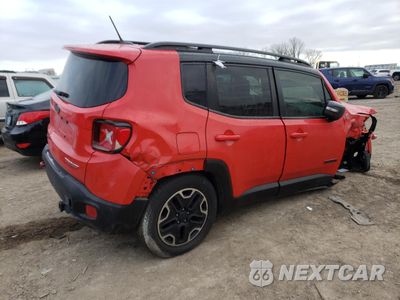 Trzecie zdjęcie samochodu z tyłu: 2016 JEEP RENEGADE TRAILHAWK VIN:ZACCJBCT1GPD28754 - miniatura