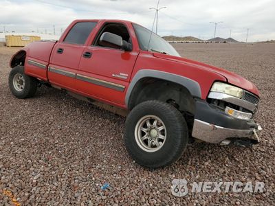 Czwarte zdjęcie samochodu z boku: 2001 CHEVROLET SILVERADO K2500 HEAVY DUTY VIN:1GCHK23121F182523 - miniatura