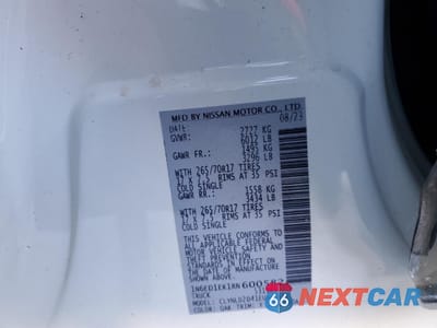 Zdjęcie 12 z 12 samochodu: 2024 NISSAN FRONTIER S VIN:1N6ED1EK1RN600582 - miniatura