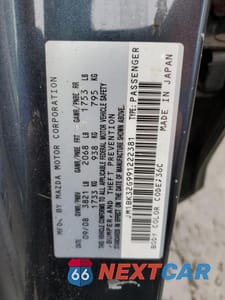 Zdjęcie 13 z 13 samochodu: 2009 MAZDA 3 I VIN:JM1BK32G991222381 - miniatura