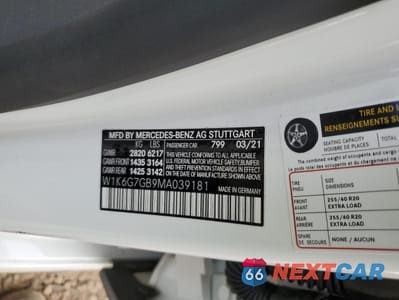 Zdjęcie 14 z 14 samochodu: 2021 MERCEDES-BENZ S 580 4MATIC VIN:W1K6G7GB9MA039181 - miniatura