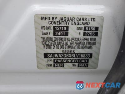 Zdjęcie 12 z 12 samochodu: 2011 JAGUAR XJL VIN:SAJWA2GBXBLV16833 - miniatura