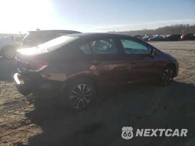Trzecie zdjęcie samochodu z tyłu: 2013 HONDA CIVIC EX VIN:2HGFB2F82DH557881 - miniatura