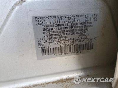 Zdjęcie 13 z 13 samochodu: 2017 NISSAN SENTRA S VIN:3N1AB7AP2HY401881 - miniatura