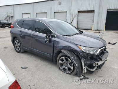 Czwarte zdjęcie samochodu z boku: 2019 HONDA CR-V EX VIN:2HKRW1H59KH507755 - miniatura