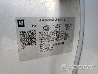 Zdjęcie 12 z 12 samochodu: 2018 CHEVROLET MALIBU LT VIN:1G1ZD5ST9JF200172 - miniatura
