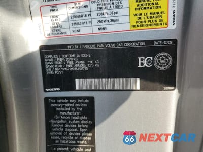 Zdjęcie 14 z 14 samochodu: 2011 VOLVO C70 T5 VIN:YV1672MC1BJ107765 - miniatura