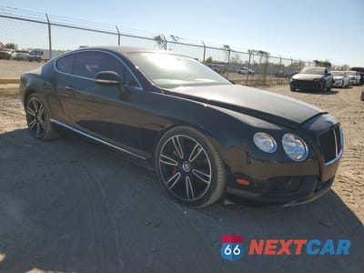 Czwarte zdjęcie samochodu z boku: 2013 BENTLEY CONTINENTAL GT V8 VIN:SCBFT7ZA1DC083595 - miniatura