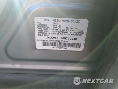 Zdjęcie 13 z 13 samochodu: 2004 INFINITI G35 VIN:JNKCV51F24M719648 - miniatura