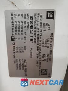 Zdjęcie 13 z 13 samochodu: 2011 GMC SAVANA G2500 VIN:1GTZGFBA0A1151587 - miniatura