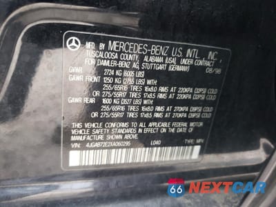 Zdjęcie 13 z 13 samochodu: 1999 MERCEDES-BENZ ML 430 VIN:4JGAB72E2XA060295 - miniatura