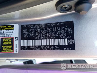 Zdjęcie 14 z 14 samochodu: 2023 TOYOTA CAMRY XSE VIN:4T1K61AK9PU779720 - miniatura