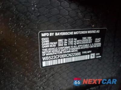 Zdjęcie 13 z 13 samochodu: 2024 BMW IX XDRIVE50 VIN:WB523CF06RCN22986 - miniatura