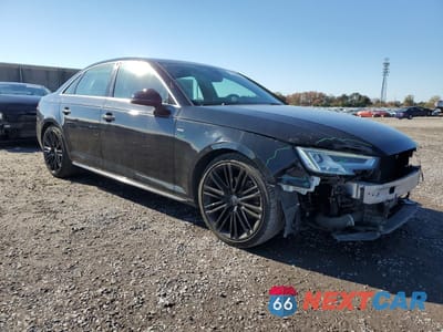 Czwarte zdjęcie samochodu z boku: 2018 AUDI A4 PREMIUM PLUS VIN:WAULMAF47JA100753 - miniatura