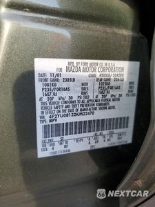 Zdjęcie 25 z 26 samochodu: 2002 MAZDA TRIBUTE LX VIN:4F2YU08132KM22470 - miniatura