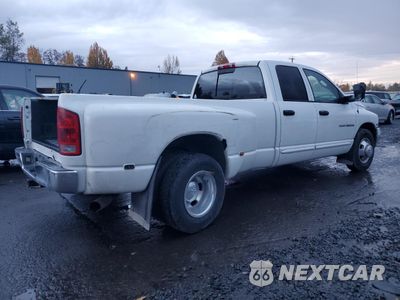 Trzecie zdjęcie samochodu z tyłu: 2003 DODGE RAM 3500 ST VIN:3D7MA48C13G807461 - miniatura